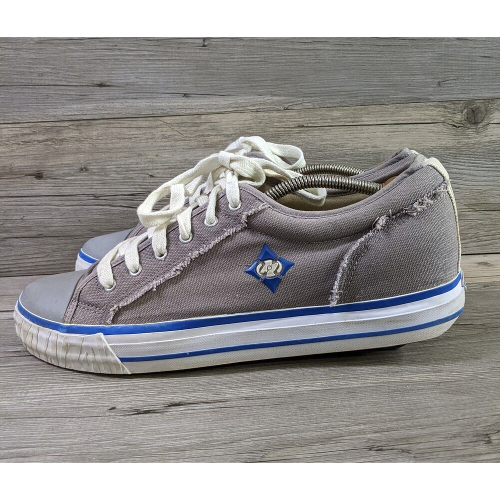 Heelys #7511 Skate Sneakers Canvas Laceup Gray Men's US 12